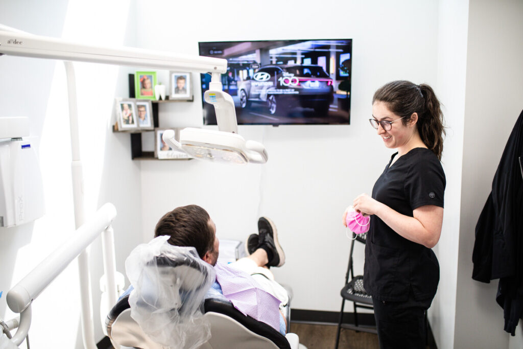 Invisalign treatment planning as part of cosmetic dentistry smile design