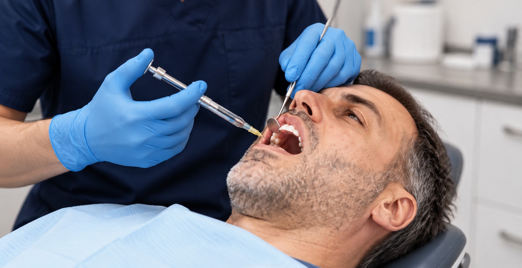 Do dental implants hurt during treatment with local anesthesia